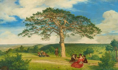 Big Pine in Bruhl Valley Near Moding by Ludwig Ferdinand Schnorr von Carolsfeld