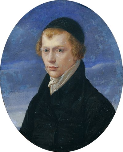 Bust of a Red-Haired Man with Cloth Cap by Ludwig Ferdinand Schnorr von Carolsfeld