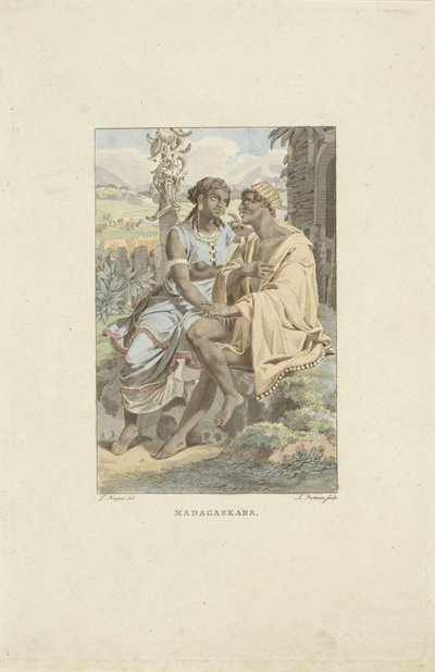 Inhabitants of Madagascar by Ludwig Gottlieb Portman