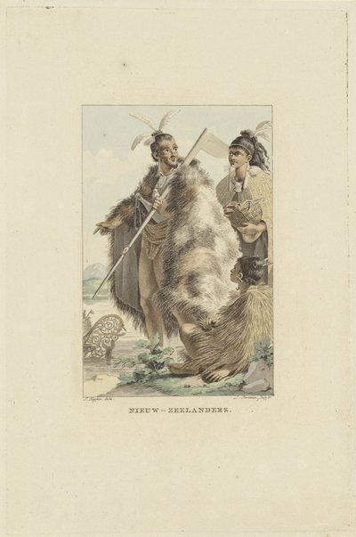 Inhabitants of New Zealand by Ludwig Gottlieb Portman