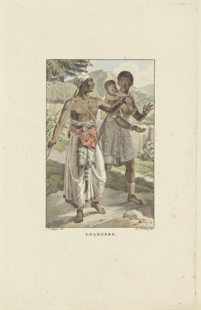 Inhabitants of the Loango-Angola Coast by Ludwig Gottlieb Portman