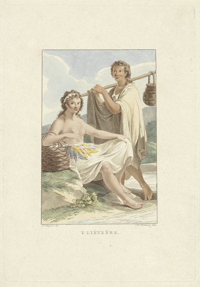 Inhabitants of the Island Ulietea (Raiatea) by Ludwig Gottlieb Portman