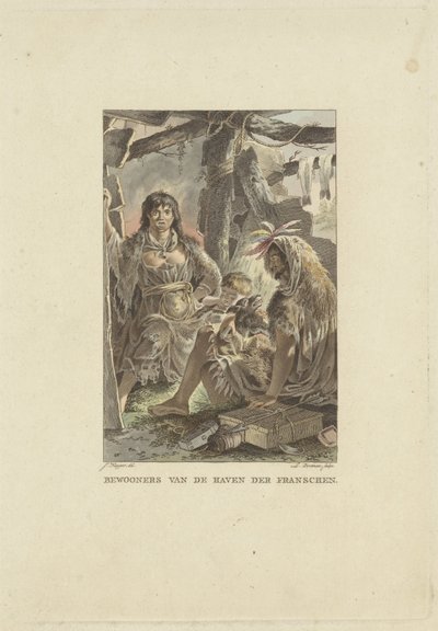 Family in Their Hut by Ludwig Gottlieb Portman