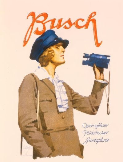 Busch Opera Glasses Field Glasses Sports Glasses by Ludwig Hohlwein