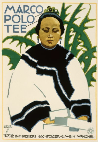 Marco Polo Tea - Franz Kathreiners Nachf. G.M.B.H. Munich by Ludwig Hohlwein