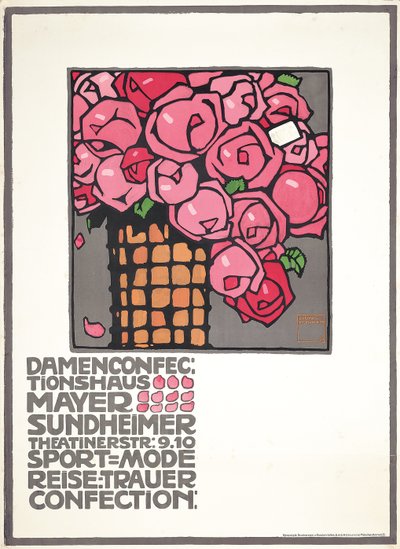 Poster advertising the ladies