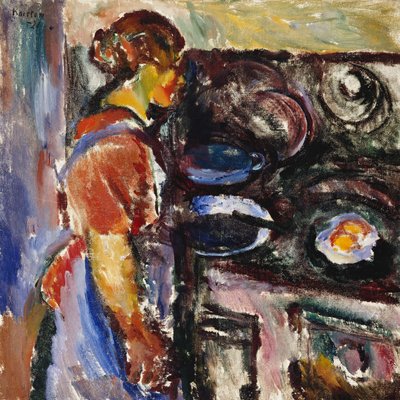 Girl in the Kitchen by Ludvik Peter Karsten