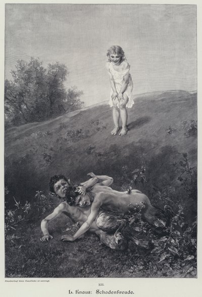 Schadenfreude by Ludwig Knaus