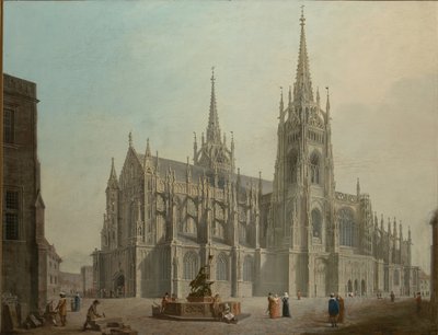 The Cathedral of Saint Vitus in Prague by Ludwig Kohl