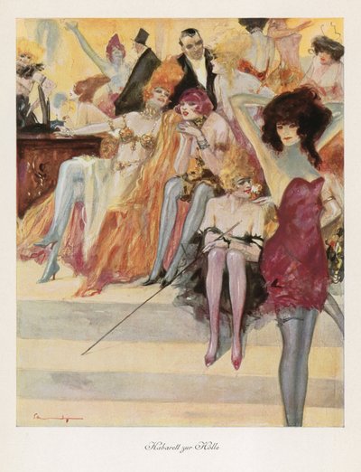 Cabaret in Hell by Ludwig Lutz Ehrenberger