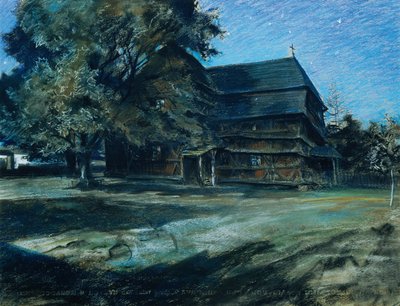 Wooden Church by Ludwig Michalek