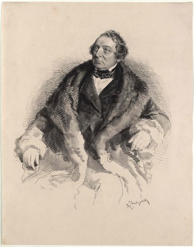 Actor Henry Anschuetz by Ludwig Michalek