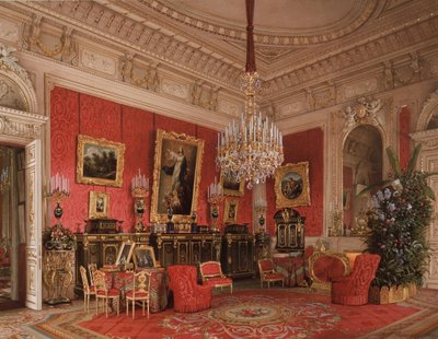 Interiors of the Winter Palace. The Study of Empress Maria Alexandrovna by Ludwig Premazzi