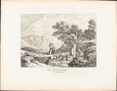 The Lattenberg near Salzburg by Ludwig Richter