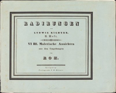 Picturesque Views from the Surroundings of Rome by Ludwig Richter