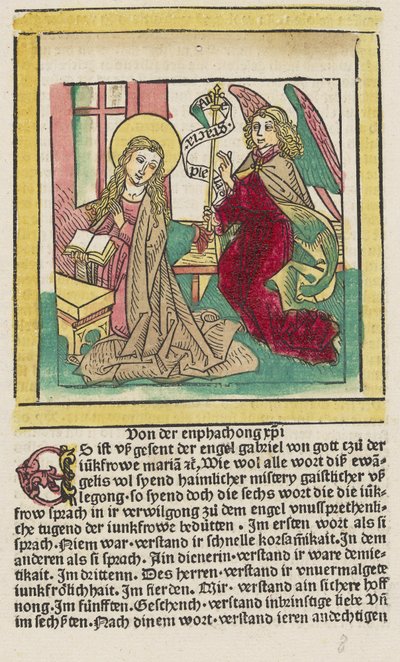 Gaistliche usslegong des lebes Jhesu Cristi by Ludwig Schongauer, German 15th Century, Ludolph of Saxony
