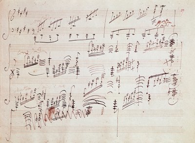Sheet music for the 