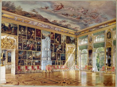 The Art Gallery Hall in the Palace of Tsarskoye Selo by Luigi Premazzi