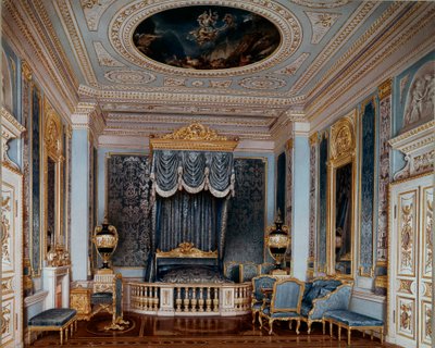 View of the Bedroom of Tsar Alexander II at Gatchina Palace by Luigi Premazzi
