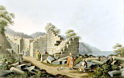 Ruins of an Ancient Temple in Samos, plate 58 from 