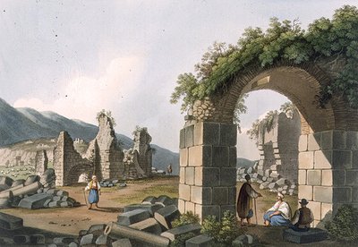 Ruins of the Baths at Ephesus, plate 43 from 