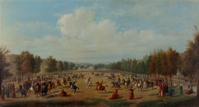 Game of Jereed in Kagithane, c. 1890 by Luigi Acquarone