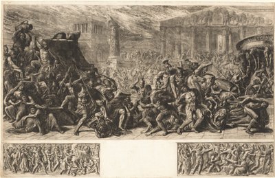 The Sack of the Temple at Jerusalem by Luigi Ademollo