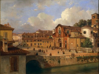 Milan, view of Saint Mark