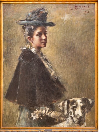 Portrait of Mrs Torelli by Luigi Conconi