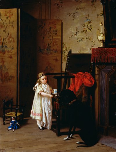 Breakfast for two by Luigi Crosio