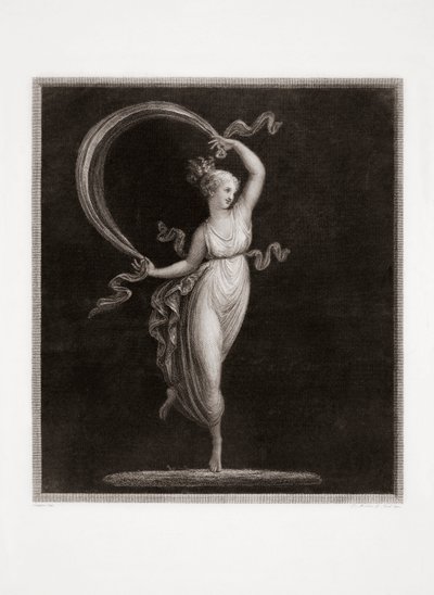 Dancing. Engraved by Luigi Cunego. Design by Antonio Canova by Luigi Cunego