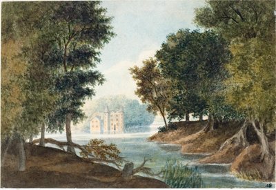 Landscape with River and Villa by Luigi Garibbo