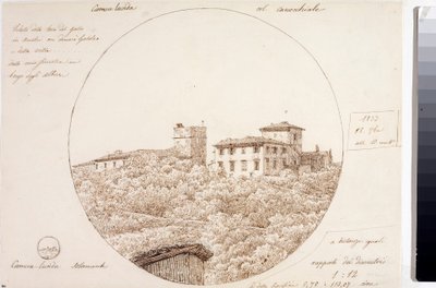 Telescope View of Torre del Gallo at Arcetri Near Florence by Luigi Garibbo