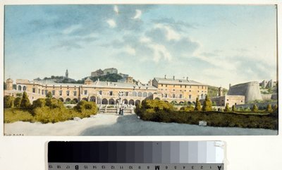 The Doria palace in Fassolo, Italy by Luigi Garibbo