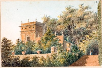 View of Villa Pallavicini delle Peschiere, Genoa by Luigi Garibbo