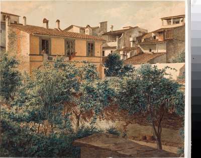 View of houses in Florence by Luigi Garibbo