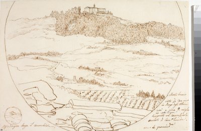 View of Monte Senario Near Florence by Luigi Garibbo