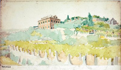 View of the villa of the Marquis Gian Carlo di Negro known as Villetta Di Negro in Genoa by Luigi Garibbo