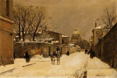 A Street near Les Invalides, Paris by Luigi Loir