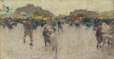 Festival at Place du Trône, Paris, ca. 1890 by Luigi Loir
