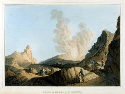 Crater of Stromboli - in 