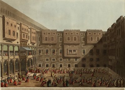 Mamluks Exercising in the Square of Murad Bey