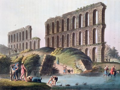 Ruins of the Grand Aqueduct of Ancient Carthage, Tunisia, 1803 by Luigi Mayer