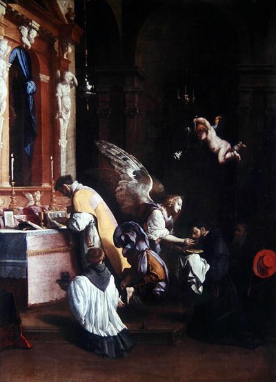 The Last Communion of St. Bonaventure by Luigi Mirandori