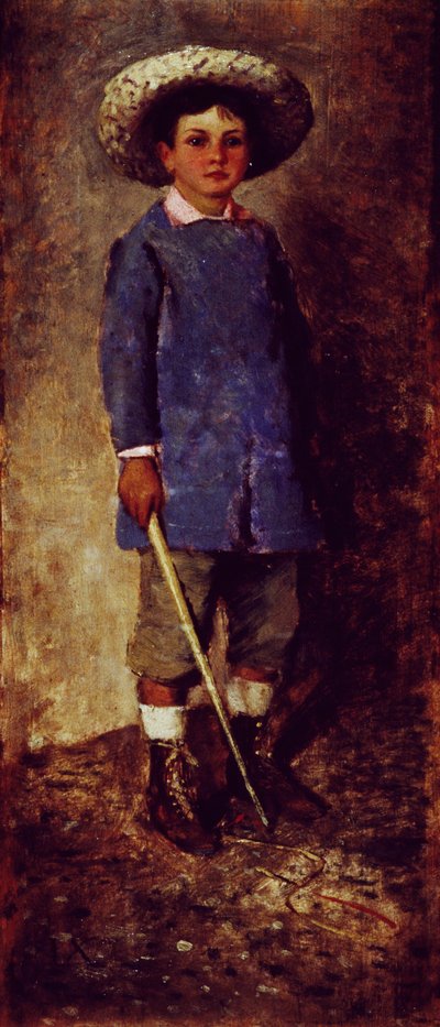 Portrait of a child by Luigi Nono