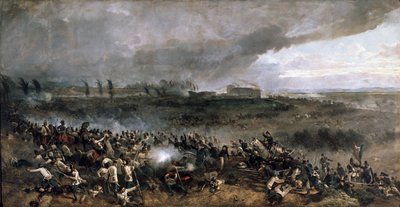 The Battle of San Martino, June 24 1859 by Luigi Norfini