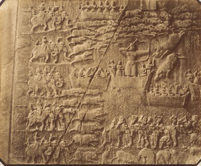 Tag-e Bustan, Kermanshah, 1840s-60s by Luigi Pesce