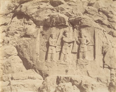 Tag-e Bustan, Crowning Ceremony of Shapour II, Kermanshah by Luigi Pesce