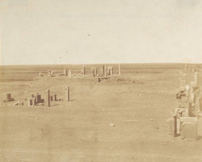 General View of Persepolis Taken from the Mountain by Luigi Pesce