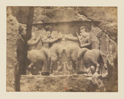 View 10 - Naqsh-e Rostam. Rock Relief. Investiture of Ardeshir I by the God Ahura-Mazda by Luigi Pesce